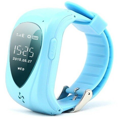 Ceas Smartwatch GPS Copii iUni U11,Telefon incoporat, Alarma SOS, Blue