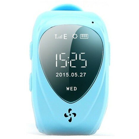 Resigilat! Ceas GPS Tracker cu Telefon pentru copii iUni U11, Alarma SOS, Blue